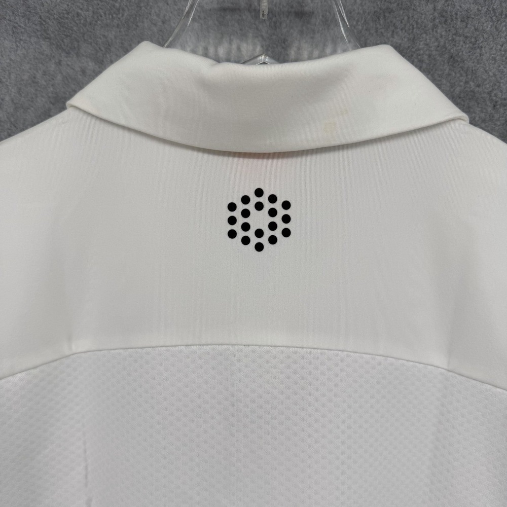 PUMA Cool Max Climate Control Duo Swing White Polo Shirt Women's Size L - Picture 12 of 13